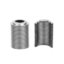 Stainless steel bellows with Omega shaped wall construction