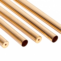 Deep-drawn precision sleeves and thin-walled tubes made of brass